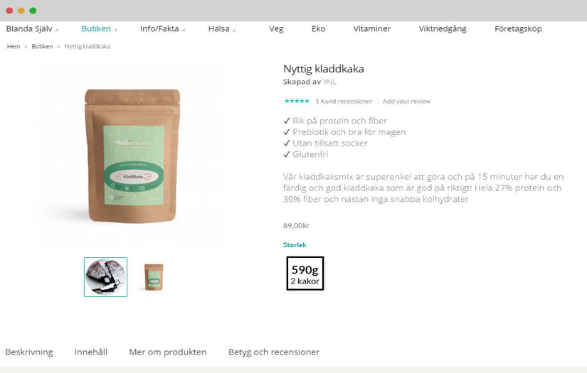 Your Nutrition - Website Design & Development screenshot 3